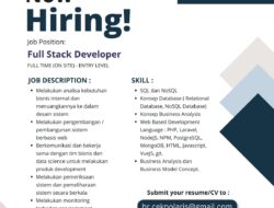 Lowongan Kerja Full Stack Developer CEKPOLARIS